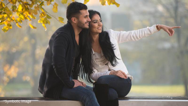 couple outdoor, indian couple